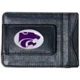 Kansas St. Wildcats Leather Cash & Cardholder